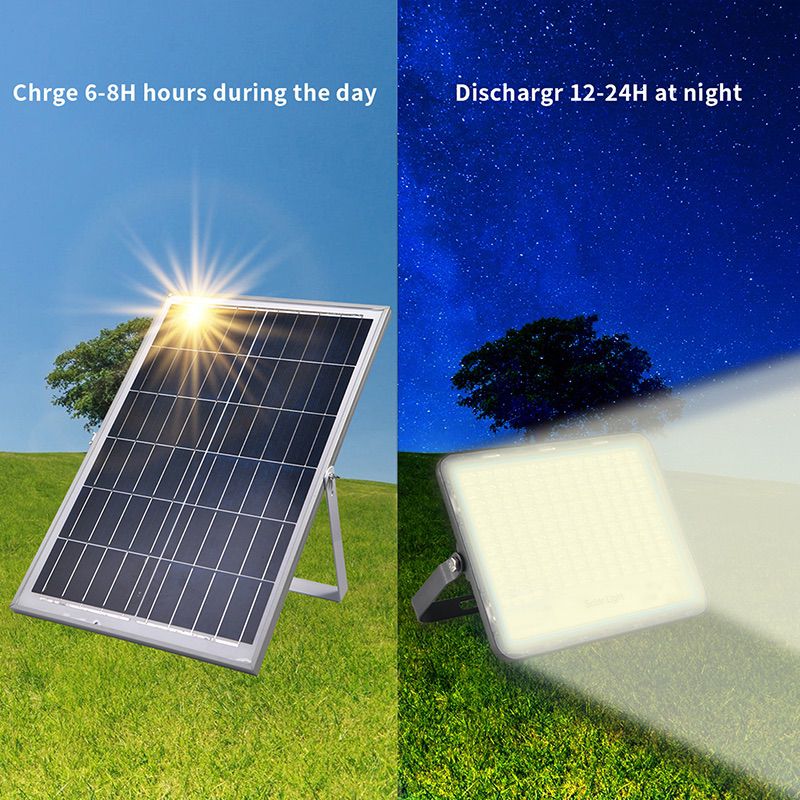 Led solar floodlight outdoor from dusk to dawn