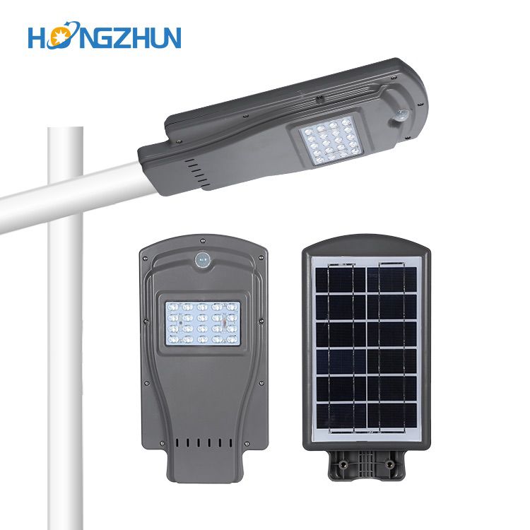 PIR sensor ABS plastic  solar street lamp design with 20w 40w 60 good prices