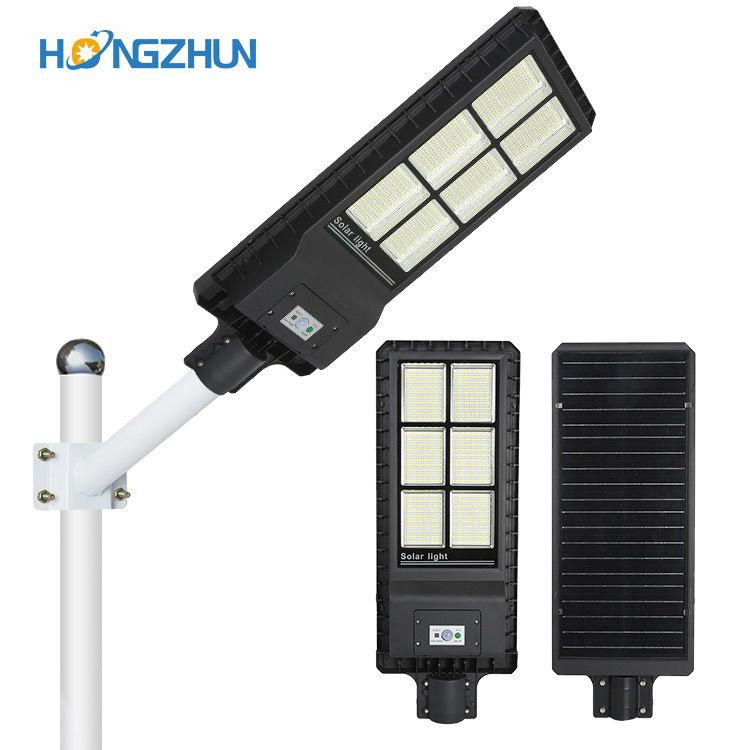 Sensor aluminum ip65 waterproof 50w 100w 120 w 200w all in one solar street light