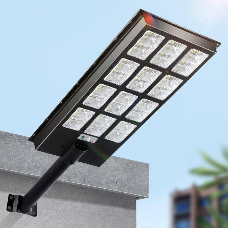 Long Working Time Solar Street Lamp Motion Sensor Abs Waterproof Ip65 200W 300W 400W Outdoor All In One Led Solar Street Light