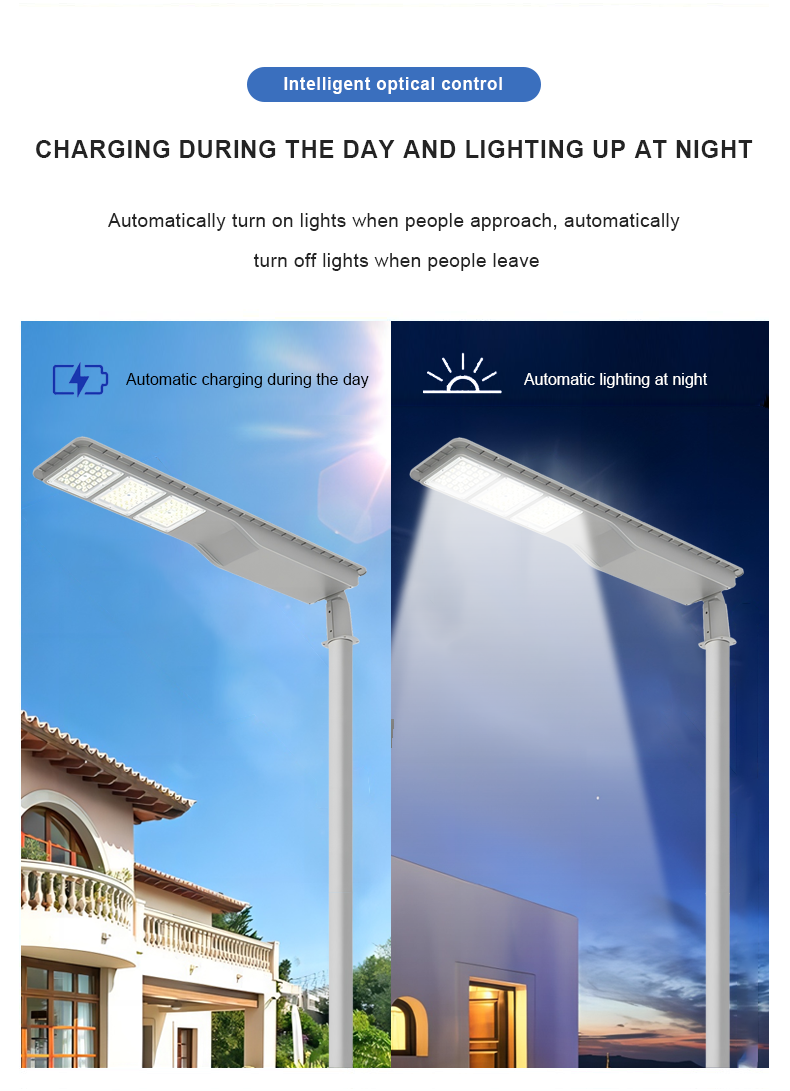 Aluminum material all in one solar street light brighter road lamp easy to install