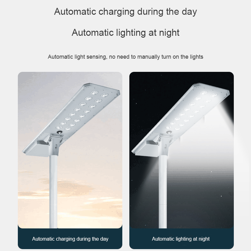High quality aluminum waterproof IP65 integrated solar LED street light