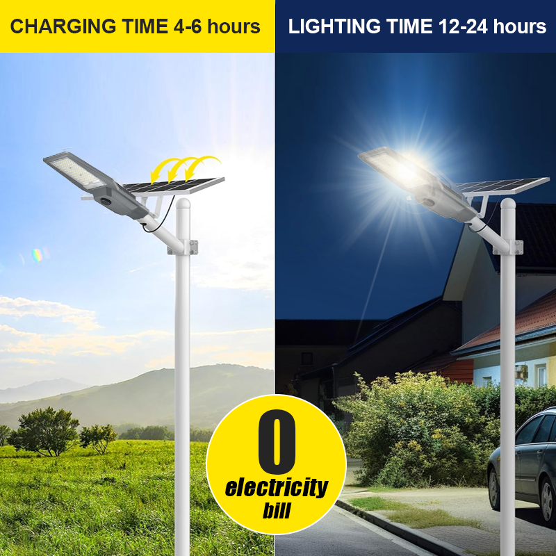 100W  200W 300W 400W Solar street light with remote control