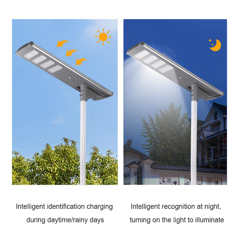 200w 300w 400w 500w solar lights dusk to dawn solar street light with sensor