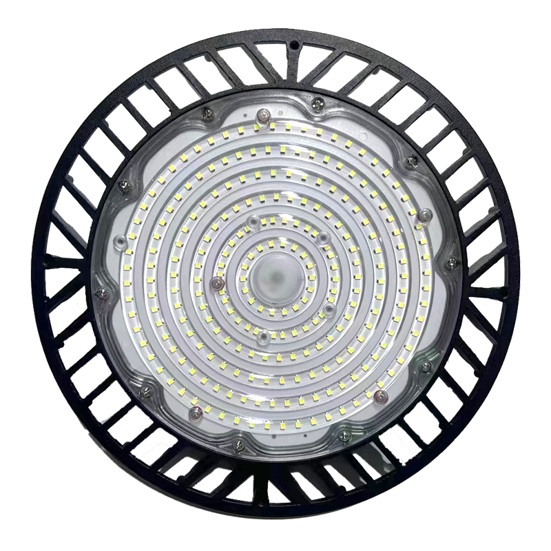 High Lumen High Bay Lamp Fixture Aluminum IP65 50W 100W 150W 200W 250W Industrial Lamp Warehouse Workshop UFO LED High Bay Light