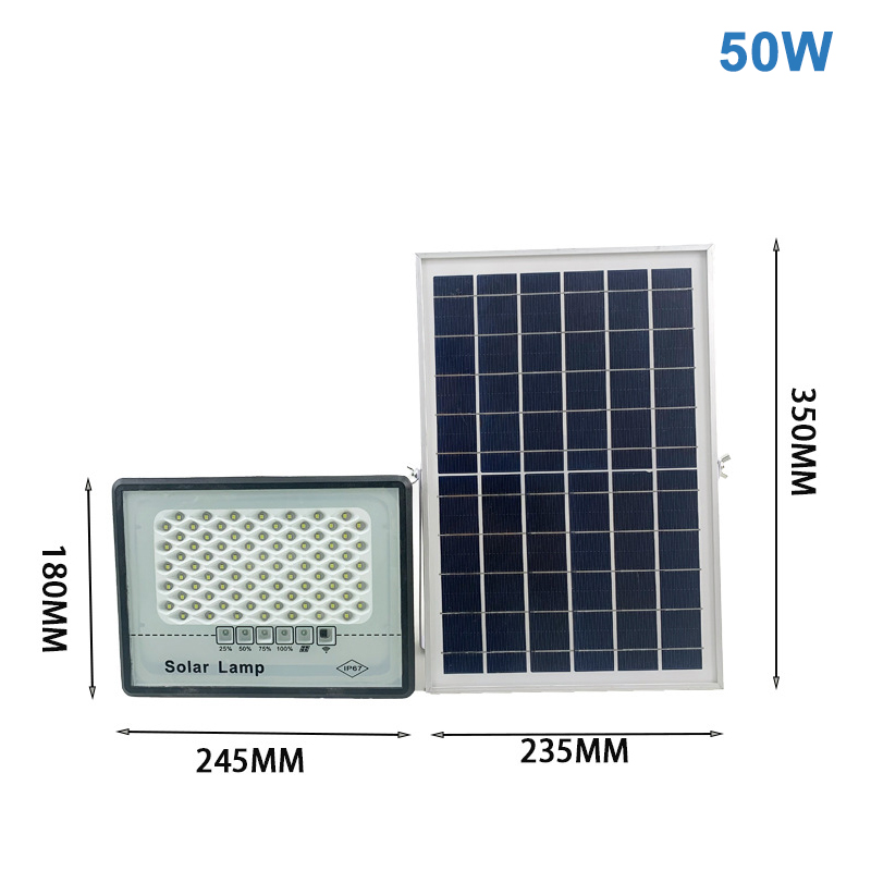 High Lumen Solar LED Flood Light Waterproof Ip65 30w 60w 100w 200w 300w 400w Aluminum Outdoor Led Solar Flood Light For Garden