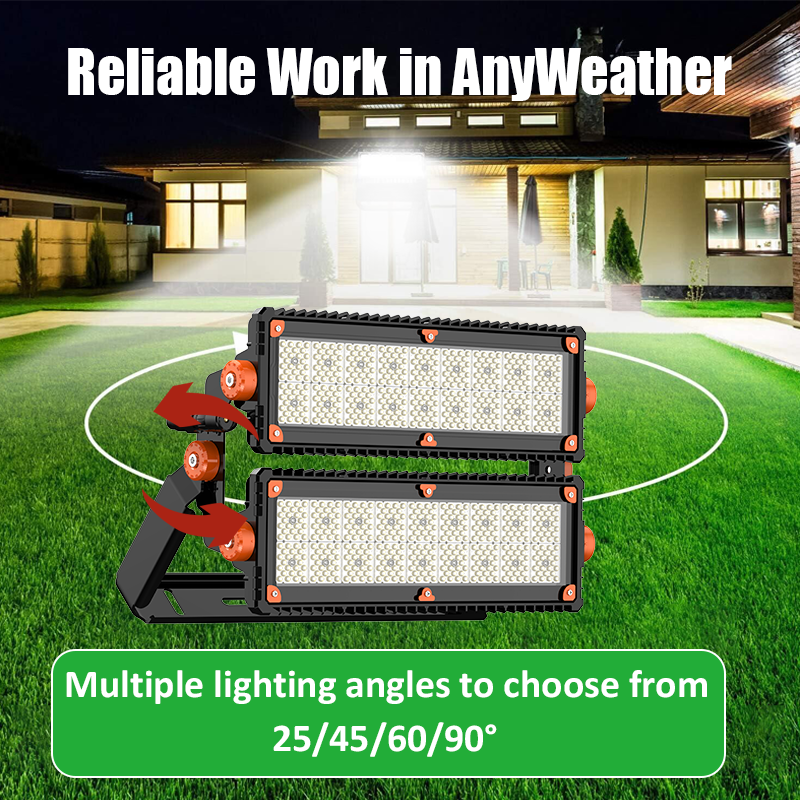 High Brightness AC LED Flood Light Stadium Basketball Court 150W 200W 300W 400W 500W 600W 700W 800W High Mast LED Light Outdoor