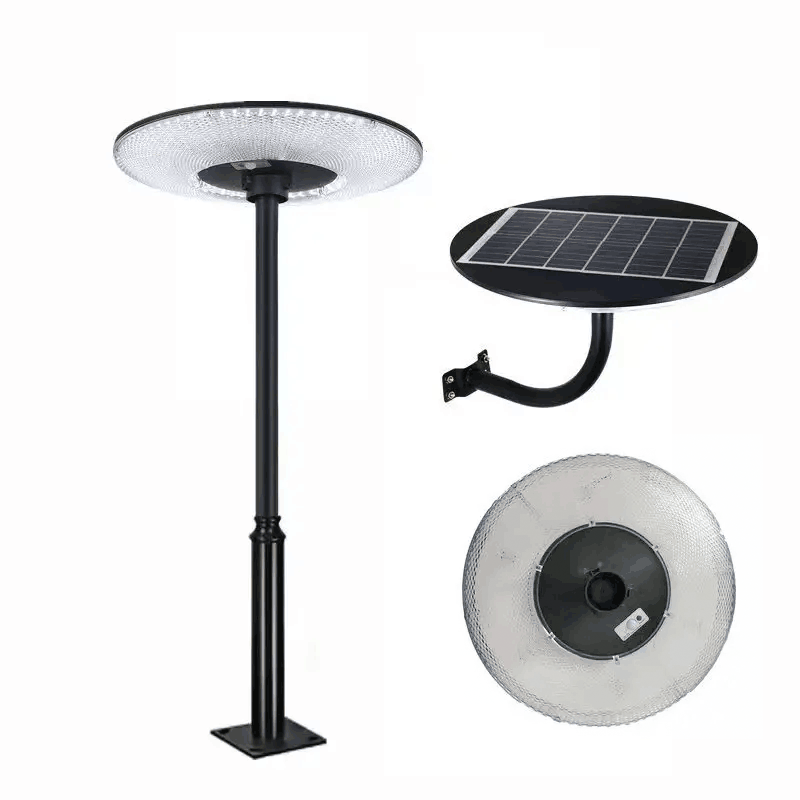 High Power Garden Lamp Solar Integrated UFO Waterproof IP65 Outdoor 50w 100w 150w 200w 250w 300w Outdoor LED Solar Garden Light