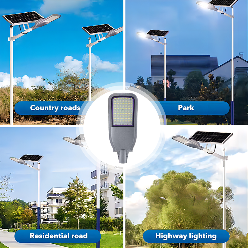 High Powered IP65 Waterproof Split LED Solar Street Lights Remote Control for Road Street 100W 200W 300W 400W 500W Outdoor Lamp