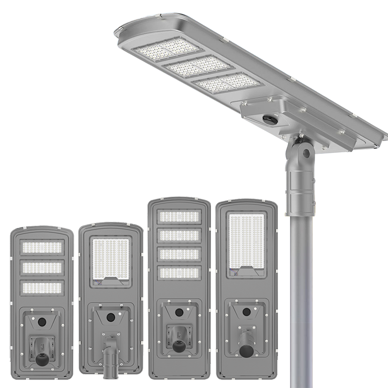 High Lumen IP65 Waterproof 100W 200W 300W 400W 500W Solar Light Outdoor Aluminum All In One Integrated Led Solar Street Light