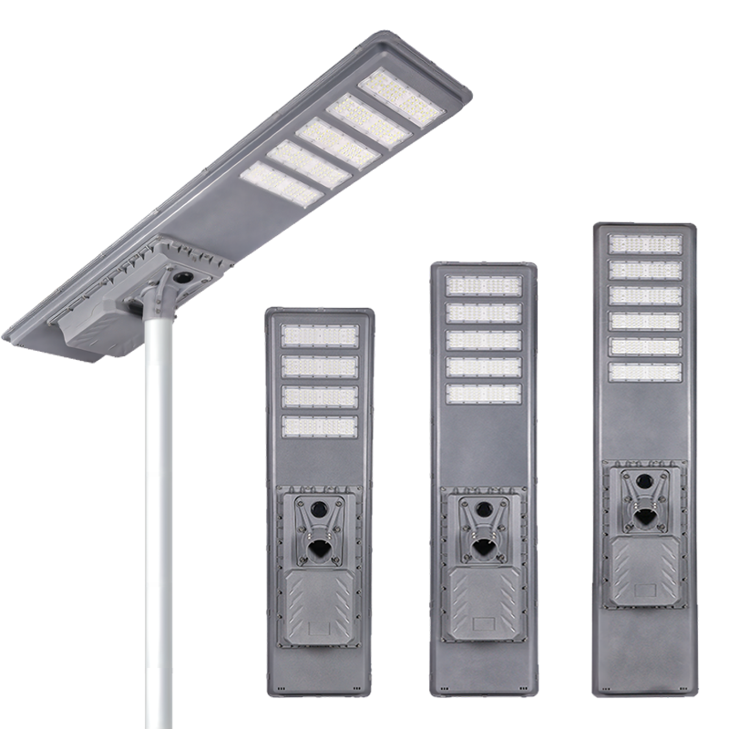 Solar Road Light Waterproof IP65 Aluminum 100w 200w 300w 400w 500w 600w All In One Integrated Led Solar Street Light With Pole