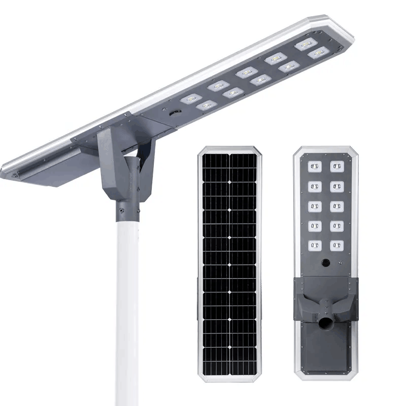 High Powered Aluminum Solar Street Light Waterproof IP65 Outdoor 200W 300W 400W 500W Integrated All In One LED Solar Street Lamp