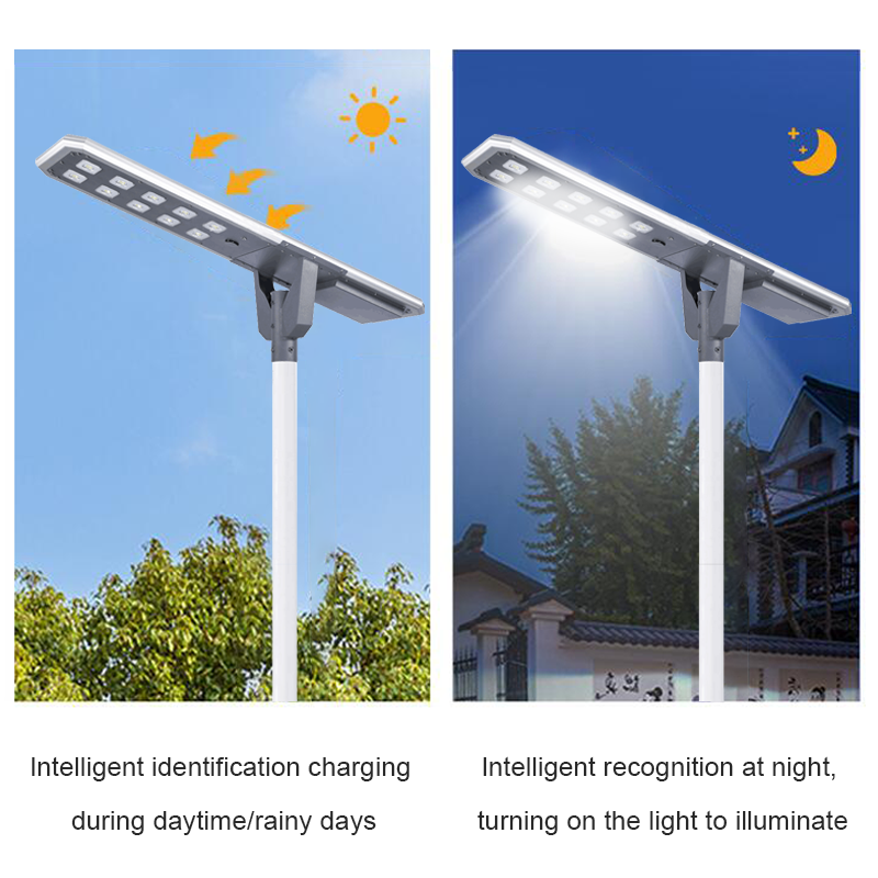 High Powered Aluminum Solar Street Light Waterproof IP65 Outdoor 200W 300W 400W 500W Integrated All In One LED Solar Street Lamp