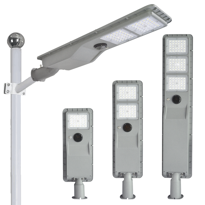 Newest Model IP65 Waterproof Outdoor Road Garden Lamp 50W 100W 150W 200W 250W 300W Aluminum All In One LED Solar Street Light