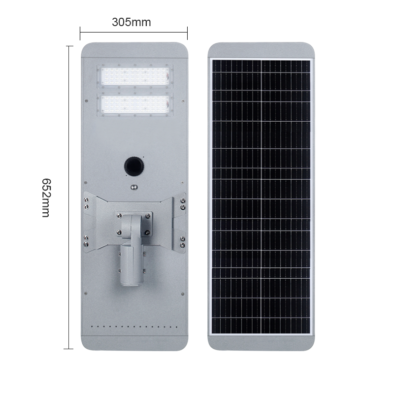 High Power Road Lamp 400w 500w 600w 700w Motion Sensor Outdoor Waterproof Ip65 All In One Integrated Led Solar Street Lights