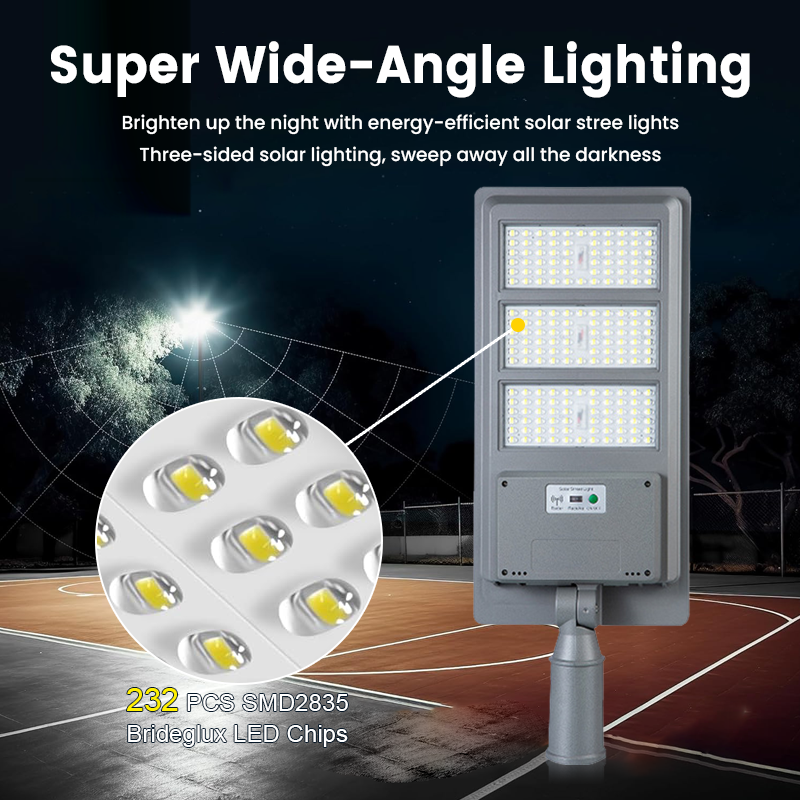 High Efficiency Waterproof IP65 Outdoor 100W 200W 300W 400W 500W ABS Plastic Shell Integrated All In One Solar Led Street Light