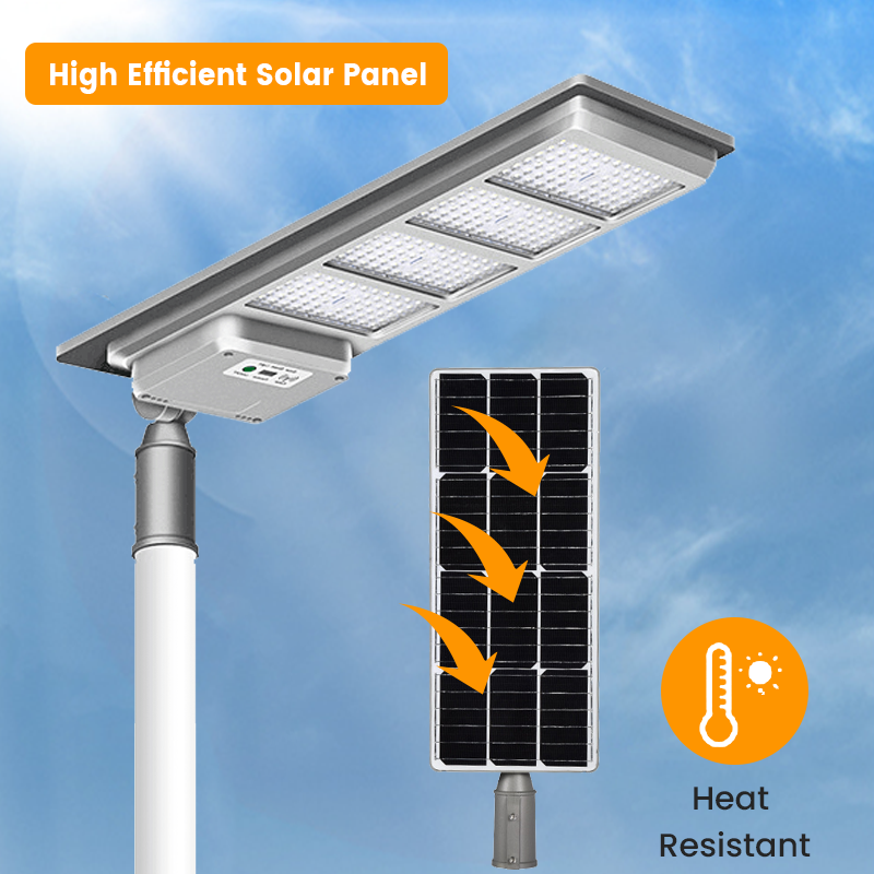 High Efficiency Waterproof IP65 Outdoor 100W 200W 300W 400W 500W ABS Plastic Shell Integrated All In One Solar Led Street Light