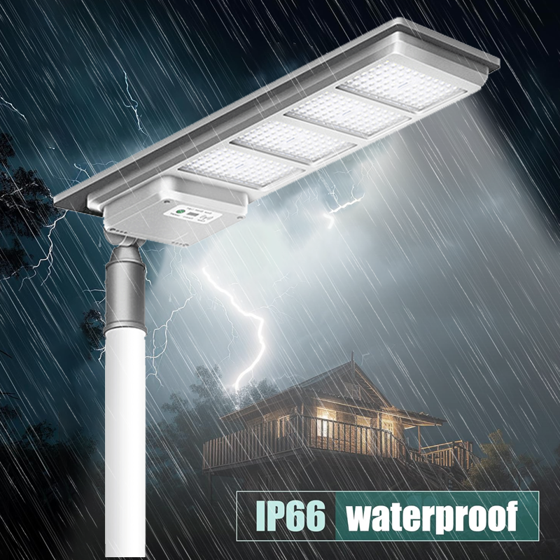 High Efficiency Waterproof IP65 Outdoor 100W 200W 300W 400W 500W ABS Plastic Shell Integrated All In One Solar Led Street Light