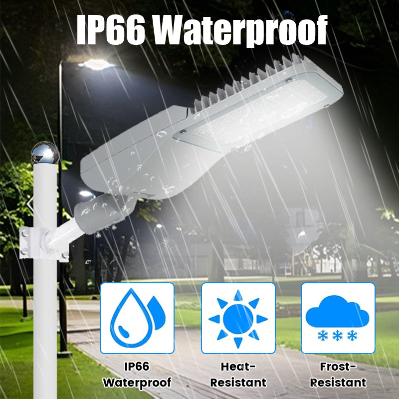 High Lumen Outdoor Street Light Urban Road Waterproof IP65 Aluminum 50w 100w 150w 200w 250w 300w AC Led Street Light With Pole