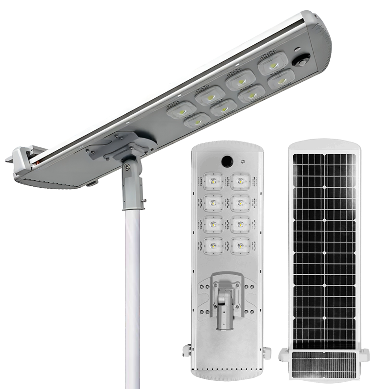 Auto Cleaning Solar Panel Function Solar Street Light Waterproof IP65 100W 200W 300W 400W 500W Outdoor Led Solar Street Light