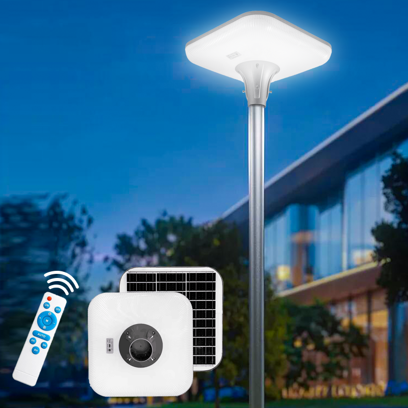 High Quality Intelligent ABS All in One Waterproof IP67 300w-1000w UFO Integrated LED Garden Light Solar Powered with PC Body