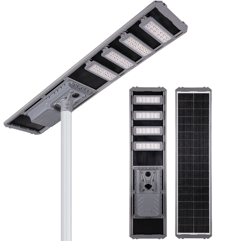 High Lumen Waterproof IP65 Integrated All in One Solar Lamp Aluminum 100W 200W 300W 400W 500W 600W 700W Led Solar Street Light