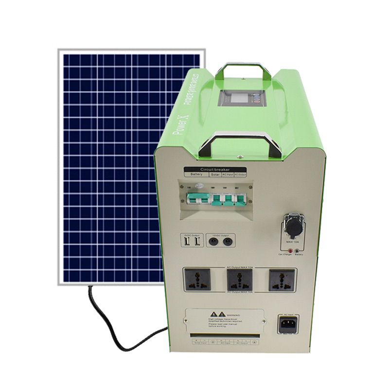 2KW solar power generator with UPS/DC/AC function , portable solar inverter