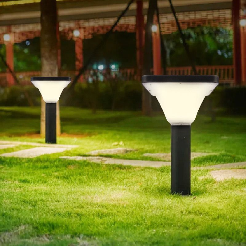 Lawn lamp square villa garden lamp LED ground plug lawn lamp aluminum profile landscape lamp solar street lamp