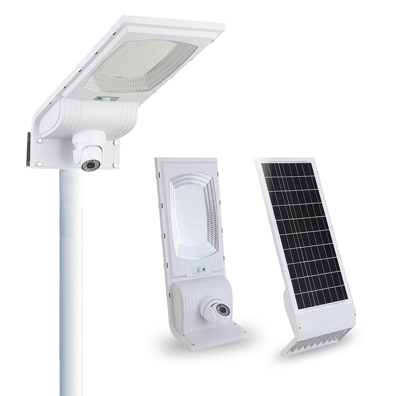 Super Brightness Outdoor SMD Chips Waterproof IP65 CCTV 50W 100W 150W Integrated LED Solar Street Light With Camera